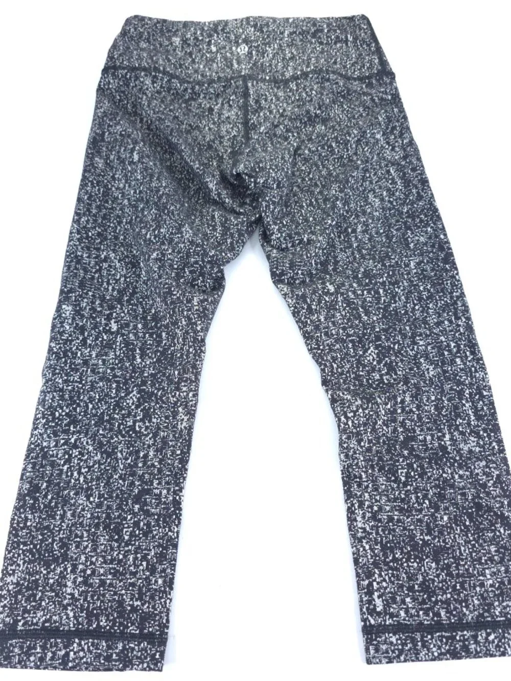 Lululemon Wunder Under Crop Leggings 21 inch Size 6 Speckled Active